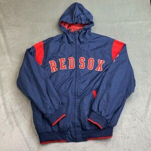 Boston Red Sox Windbreaker Jacket Navy Red MLB Mens XL